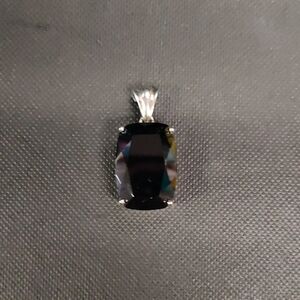 BBJ Sterling And Black Pendant